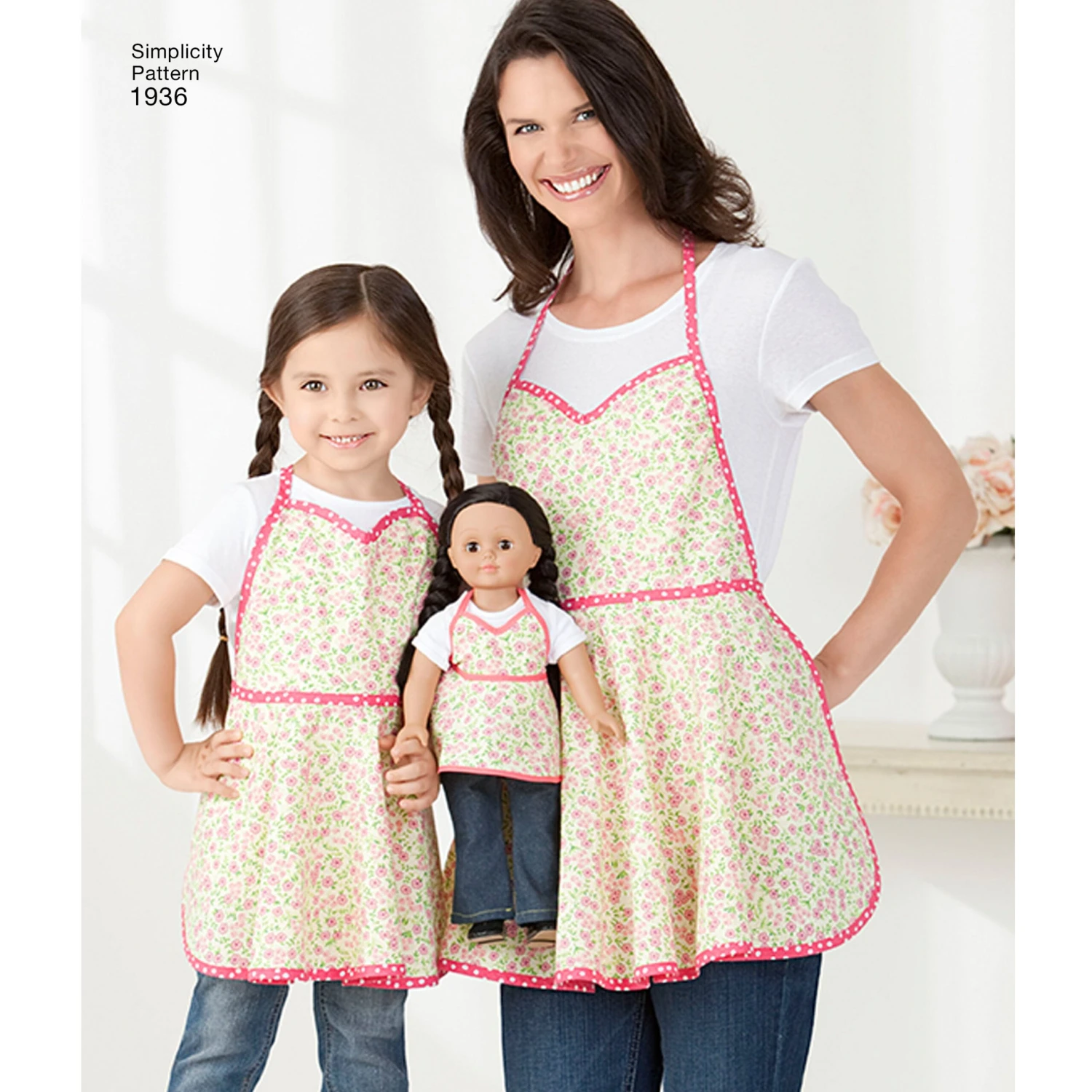 Simplicity Pattern 1936 Child's & Women's Aprons 3 Simplicity Pattern 1936 Child's & Women's Aprons - Image 3