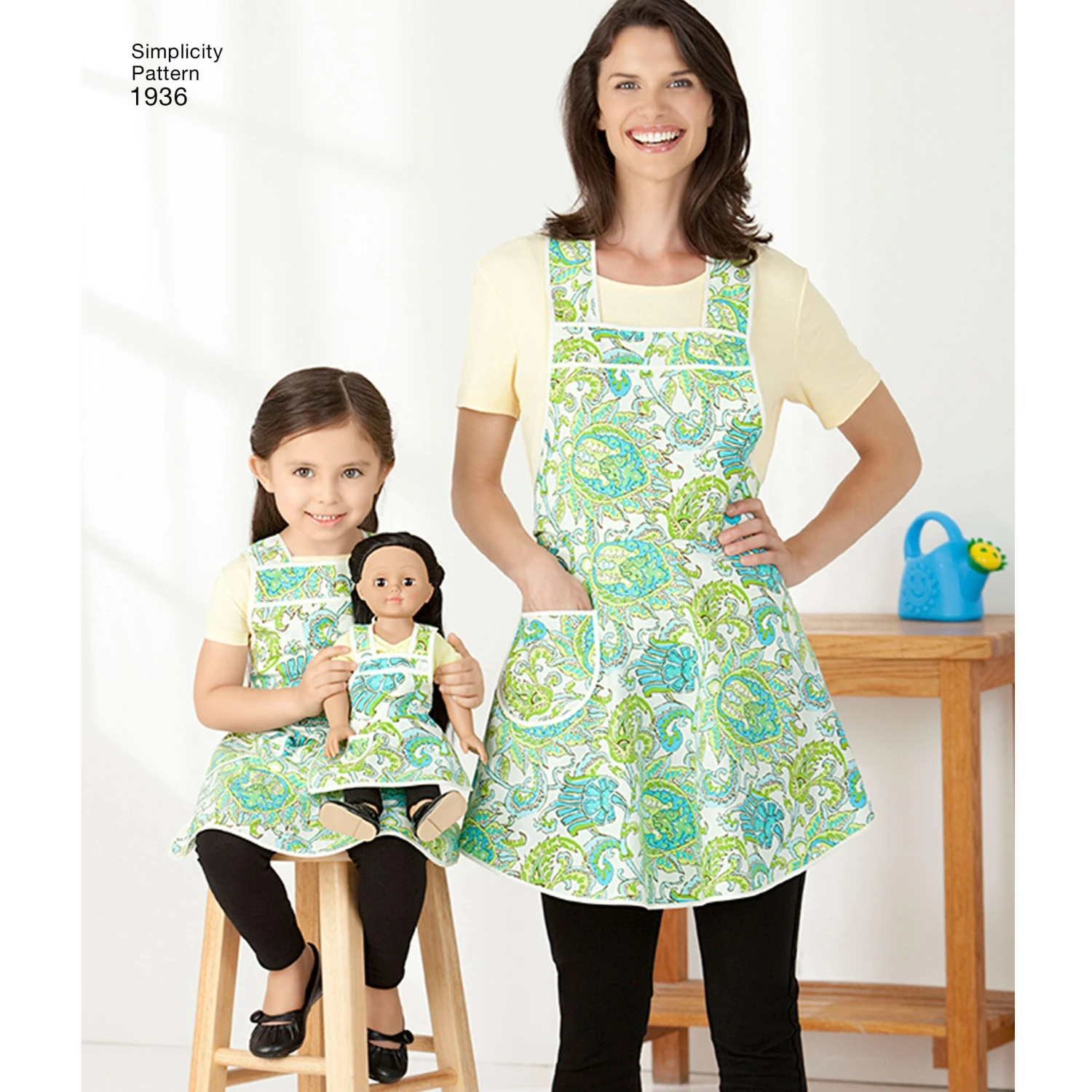 Simplicity Pattern 1936 Child's & Women's Aprons 4 Simplicity Pattern 1936 Child's & Women's Aprons - Image 4