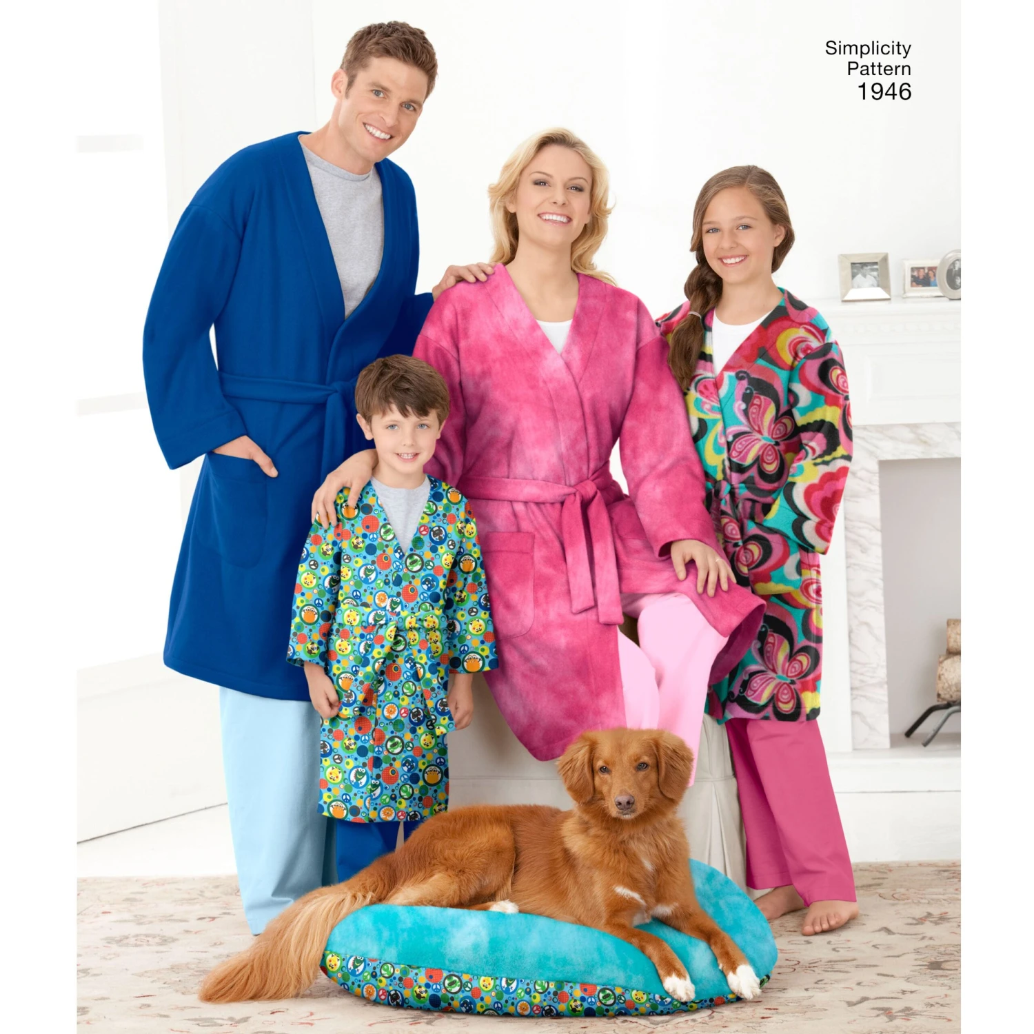 Simplicity Pattern 1946 Learn To Sew Child's Teen's & Adults' Robe 2 Simplicity Pattern 1946 Learn To Sew Child's Teen's & Adults' Robe - Image 2