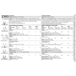 Simplicity Pattern 2393 Dog Clothes -Sewing Supplies Store S2393 envelope back scaled