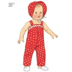 Simplicity Pattern 4707 Doll Clothes -Sewing Supplies Store S4707 product hires 02 scaled