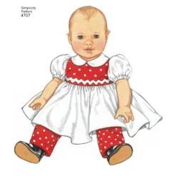 Simplicity Pattern 4707 Doll Clothes -Sewing Supplies Store S4707 product hires 03 scaled
