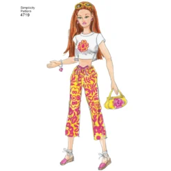 Simplicity Pattern 4719 OS Doll Clothes -Sewing Supplies Store S4719 product hires 07 scaled