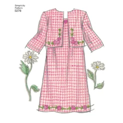 Simplicity Pattern 5276 OS Doll Clothes -Sewing Supplies Store S5276 product hires 07 scaled