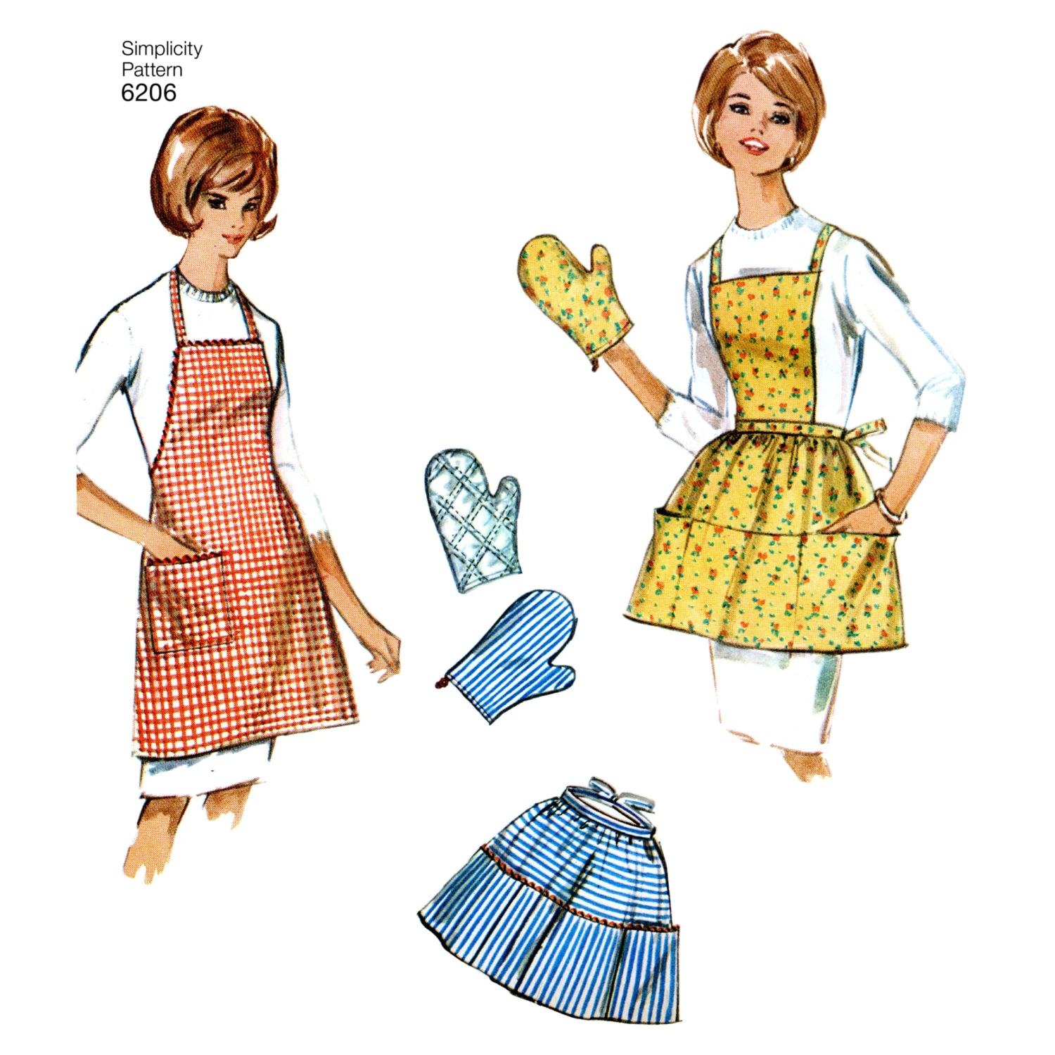 Simplicity Pattern 6206 OS Vintage Gift And Accessories 2 Simplicity Pattern 6206 OS Vintage Gift And Accessories - Image 2