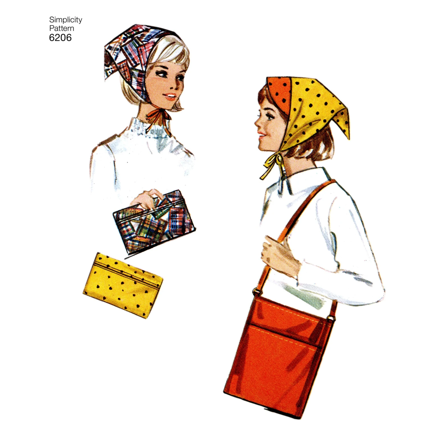 Simplicity Pattern 6206 OS Vintage Gift And Accessories 3 Simplicity Pattern 6206 OS Vintage Gift And Accessories - Image 3