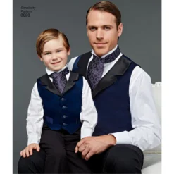 Simplicity Pattern 8023 Boys' And Men's Vest, Bow-tie, Cummerbund And Ascot -Sewing Supplies Store S8023 product hires 01 scaled