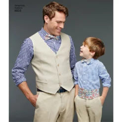 Simplicity Pattern 8023 Boys' And Men's Vest, Bow-tie, Cummerbund And Ascot -Sewing Supplies Store S8023 product hires 04 scaled
