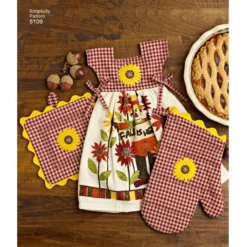 Simplicity Pattern 8109 OS Towel Dresses, Pot Holders And Oven Mitts -Sewing Supplies Store S8109 product hires 02 scaled