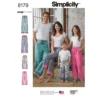 Simplicity Pattern 8179 Child, Teen And Adult Lounge Pant