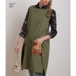 Simplicity Pattern 8230 Women's Dottie Angel Reversible Apron Dress And Tabard -Sewing Supplies Store S8230 product hires 05 scaled