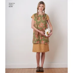 Simplicity Pattern 8230 Women's Dottie Angel Reversible Apron Dress And Tabard -Sewing Supplies Store S8230 product hires 06 scaled