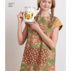 Simplicity Pattern 8230 Women's Dottie Angel Reversible Apron Dress And Tabard -Sewing Supplies Store S8230 product hires 07 scaled