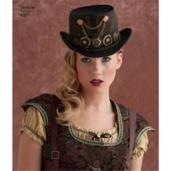 Simplicity Pattern 8361 Hats In Three Sizes: S (21"), M (22"), L (23") -Sewing Supplies Store S8361 product hires 07 scaled