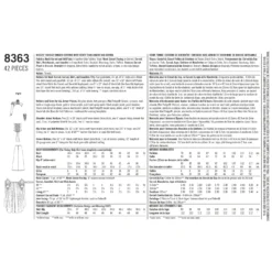 Simplicity Pattern 8363 Women's Fantasy Ranger Costume -Sewing Supplies Store S8363 envelope back scaled