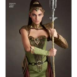 Simplicity Pattern 8363 Women's Fantasy Ranger Costume -Sewing Supplies Store S8363 product hires 02 scaled
