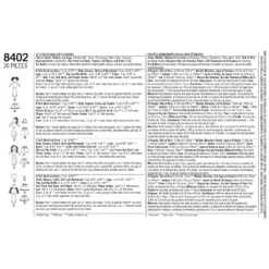 Simplicity Pattern 8402 23" Stuffed Dolls With Clothes -Sewing Supplies Store S8402 envelope back scaled