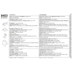 Simplicity Pattern 8403 Stuffed Kitties 17 Simplicity Pattern 8403 Stuffed Kitties -Sewing Supplies Store S8403 envelope back scaled