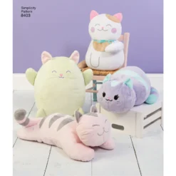 Simplicity Pattern 8403 Stuffed Kitties 16 Simplicity Pattern 8403 Stuffed Kitties -Sewing Supplies Store S8403 product hires 07 scaled