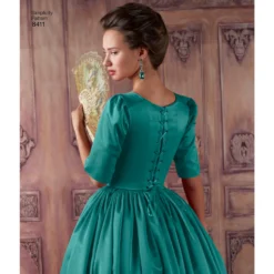 Simplicity Pattern 8411 Women’s 18th Century Costume -Sewing Supplies Store S8411 product hires 02 scaled