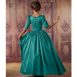 Simplicity Pattern 8411 Women’s 18th Century Costume -Sewing Supplies Store S8411 product hires 03 scaled
