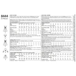 Simplicity Pattern 8444 Women's Lolita Costume -Sewing Supplies Store S8444 envelope back scaled