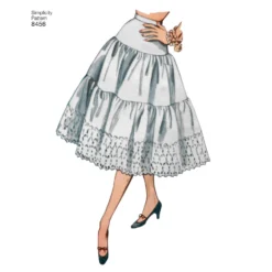 Simplicity Pattern 8456 Women’s Vintage Petticoat And Slip -Sewing Supplies Store S8456 product hires 04 scaled