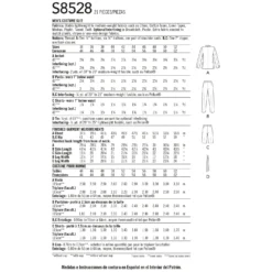 Simplicity Pattern 8528 Men's Costume Uit -Sewing Supplies Store S8528 envelope back scaled
