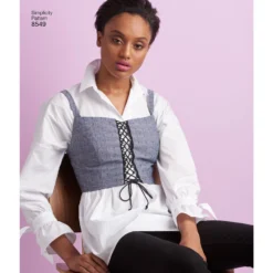 Simplicity Pattern 8549 Women’s' Bra Tops 11 Simplicity Pattern 8549 Women’s' Bra Tops -Sewing Supplies Store S8549 product hires 02 scaled