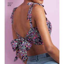 Simplicity Pattern 8549 Women’s' Bra Tops 16 Simplicity Pattern 8549 Women’s' Bra Tops -Sewing Supplies Store S8549 product hires 07 scaled