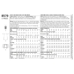 Simplicity Pattern 8579 Women’s' 18th Century Costume -Sewing Supplies Store S8579 envelope back scaled