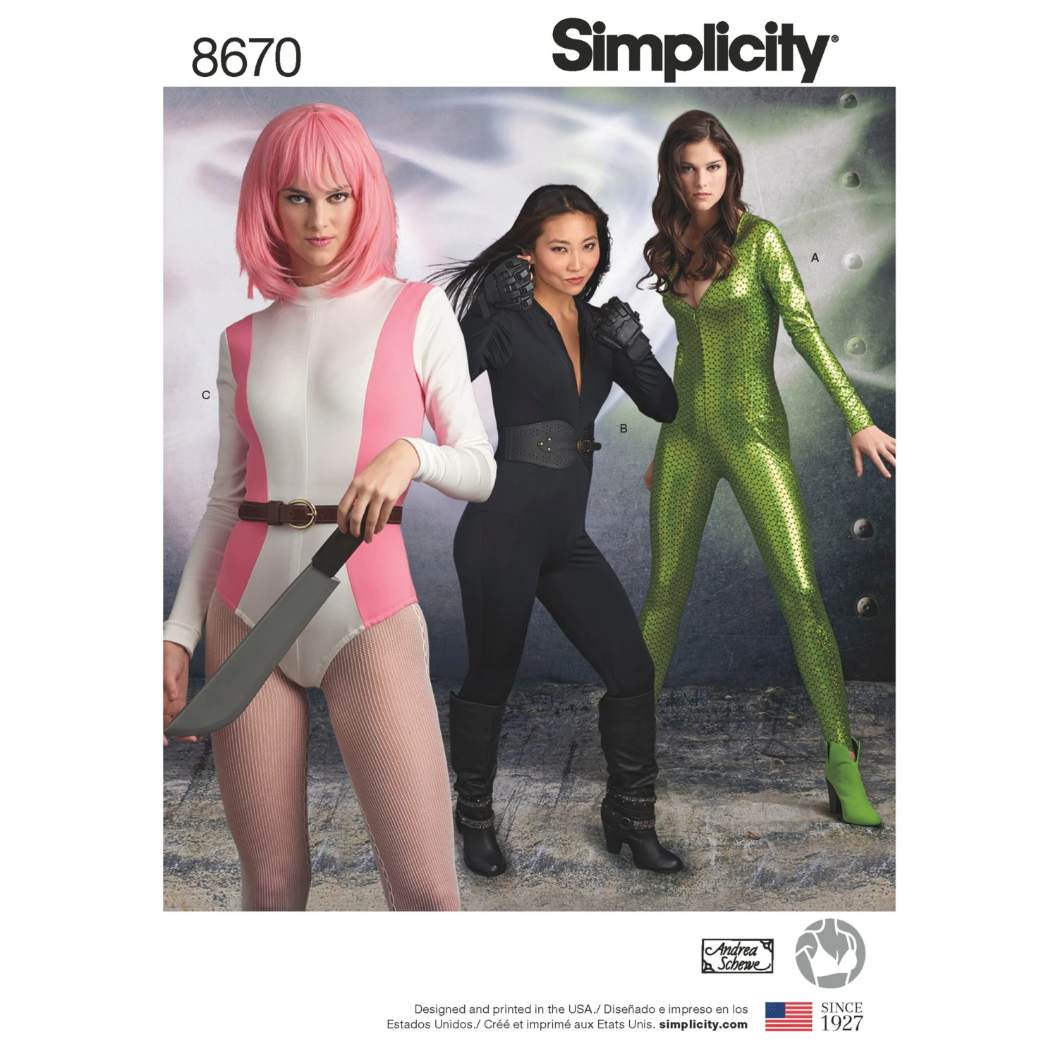 Simplicity Pattern 8670 Women’s Knit Costume 1 Simplicity Pattern 8670 Women’s Knit Costume