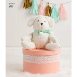 Simplicity Pattern 8716 Stuffed Animals -Sewing Supplies Store S8716 product hires 01 scaled
