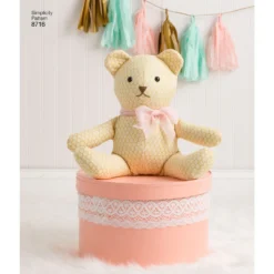 Simplicity Pattern 8716 Stuffed Animals -Sewing Supplies Store S8716 product hires 04 scaled