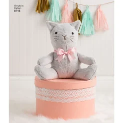 Simplicity Pattern 8716 Stuffed Animals -Sewing Supplies Store S8716 product hires 06 scaled
