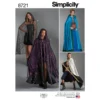 Simplicity Pattern 8721 Misses Capes