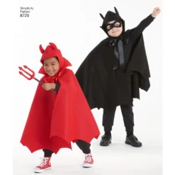 Simplicity Pattern 8729 Child's Cape Costumes -Sewing Supplies Store S8729 product hires 04 scaled