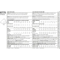 Simplicity Pattern 8775 Women's Costumes -Sewing Supplies Store S8775 envelope back scaled