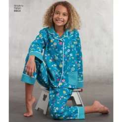 Simplicity Pattern 8803 Girls And Misses Set Of Lounge Pants And Shirt 8 Simplicity Pattern 8803 Girls And Misses Set Of Lounge Pants And Shirt -Sewing Supplies Store S8803 product hires 03 scaled