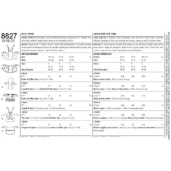 Simplicity Pattern 8827 Misses' Aprons -Sewing Supplies Store S8827 envelope back scaled