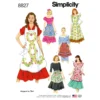 Simplicity Pattern 8827 Misses' Aprons