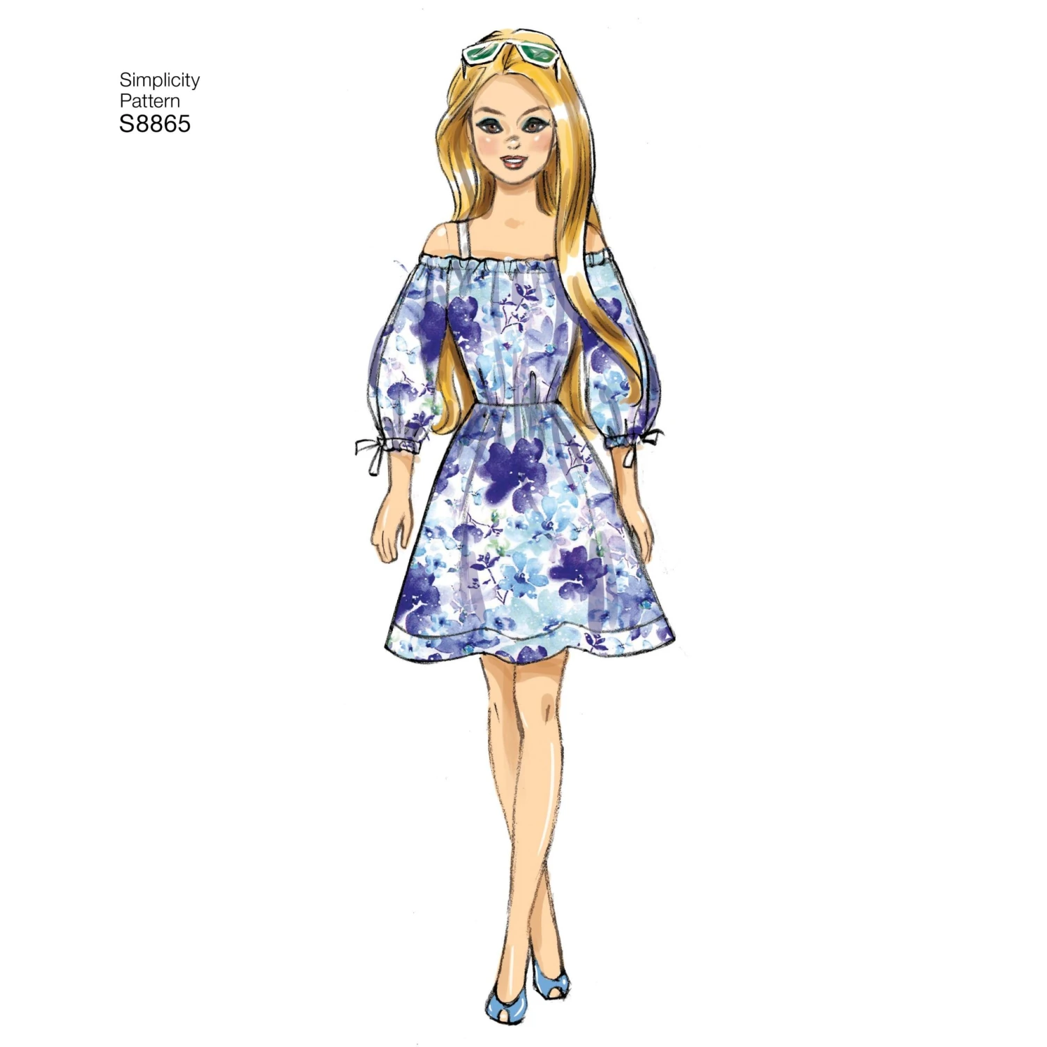 Simplicity Pattern 8865 11 1/2" Fashion Doll Clothes 3 Simplicity Pattern 8865 11 1/2" Fashion Doll Clothes - Image 3