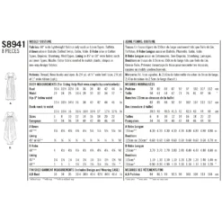 Simplicity Pattern 8941 Misses' Costume -Sewing Supplies Store S8941 envelope back scaled