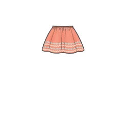 Simplicity Pattern 8961 Children's, Girls', And Dolls' Skirts -Sewing Supplies Store S8961 product hires 05 scaled