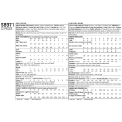 Simplicity Pattern 8971 Misses' Fantasy Costume 13 Simplicity Pattern 8971 Misses' Fantasy Costume -Sewing Supplies Store S8971 envelope back scaled