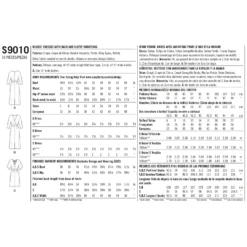 Simplicity Pattern 9010 Misses' Dresses With Length Variation -Sewing Supplies Store S9010 envelope back scaled