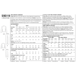Simplicity Pattern 9019 Girls' & Misses' Loungewear -Sewing Supplies Store S9019 envelope back scaled