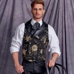 Simplicity Pattern 9087 Men's Steampunk Corset Vests -Sewing Supplies Store S9087 product hires 03