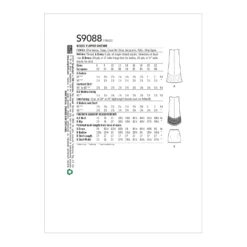 Simplicity Pattern 9088 Misses' Flapper Costumes -Sewing Supplies Store S9088 envelope back scaled