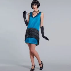 Simplicity Pattern 9088 Misses' Flapper Costumes -Sewing Supplies Store S9088 product hires 04